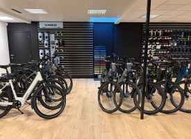 overzicht fietsen in de winkel